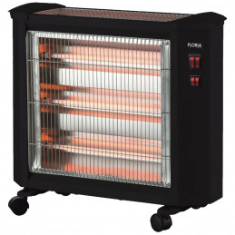 Grijalica sa halogenim ( kvarcnim ) grijačem, 1600 W, crna ZLN4048