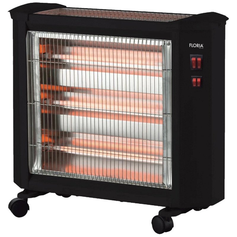 Grijalica sa halogenim ( kvarcnim ) grijačem, 1600 W, crna ZLN4048