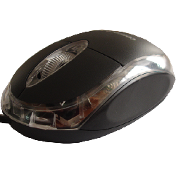 Miš optički, 800dpi, USB, crna boja  