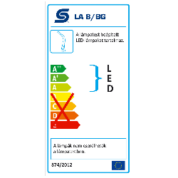 LED stolna lampa sa LCD zaslonom LA 8/BG-2
