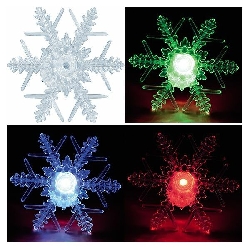 Dekorativna LED  rasvjeta, snježni kristal-0