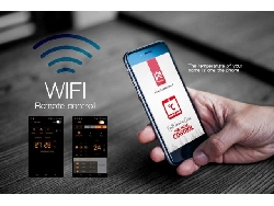 Internetski WIFI termostat SASWELL , programski , bežični, upravljanje mobitelom - crni-0
