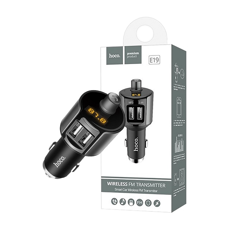 FM modulator, BT handsfree, 12 V/24 V, 2 x USB 2,4 A-1