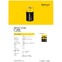 Baterija alkalna, LR20, 1,5 V, blister 2 komada-1