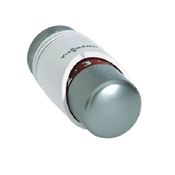 Termostatska glava za termo ventil M 30 x 1,5 mm - VIESMANN TRV 4, chrom/bijela