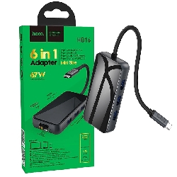 Konverter USB type C to USB3.0/HDMI/PD/LAN RJ-45