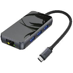 Konverter USB type C to USB3.0/HDMI/PD/LAN RJ-45-1