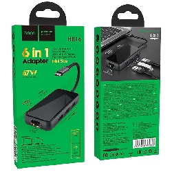 Konverter USB type C to USB3.0/HDMI/PD/LAN RJ-45-3