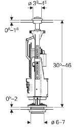 GEBERIT ventil izljevni -2