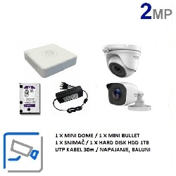 Set za video nadzor 2MP-TVI 2