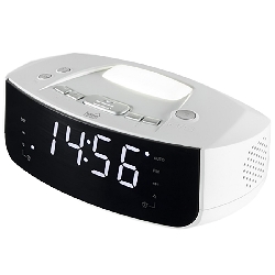 Sat sa alarmom, FM radio, LED svjetlost, USB LTCR 03