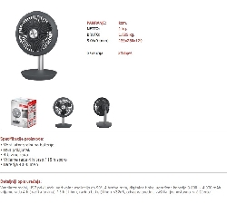 Ventilator stolni, punjivi, USB, ZLN4000-0