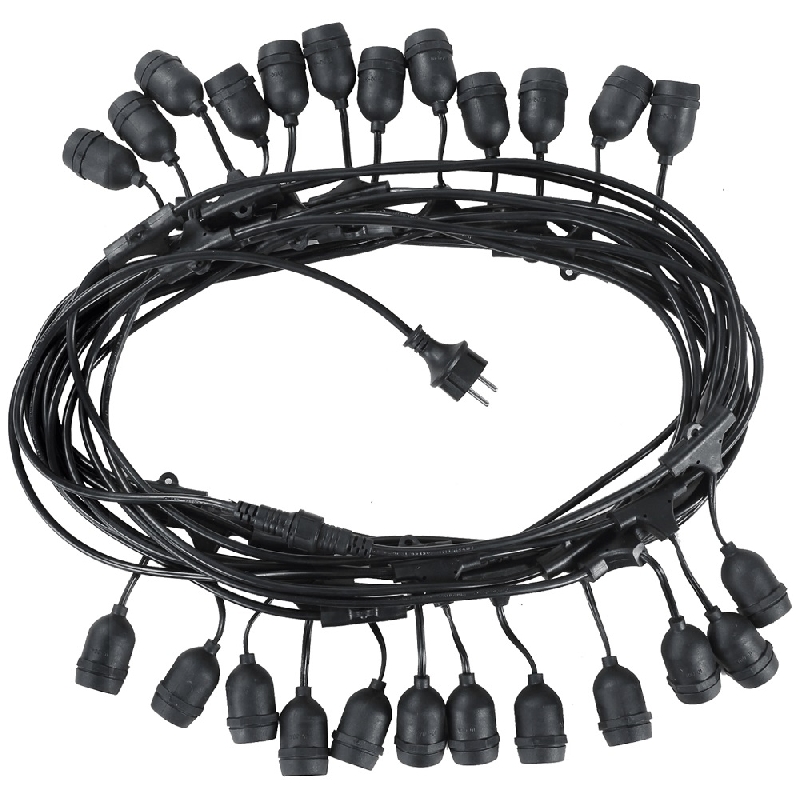 Kabel sa 24 sijaličnih grla E27, Outdoor